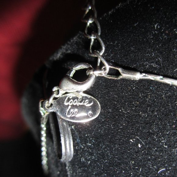 Cookie Lee Vintage Heart Crystal Ne… - Picture 4 of 6